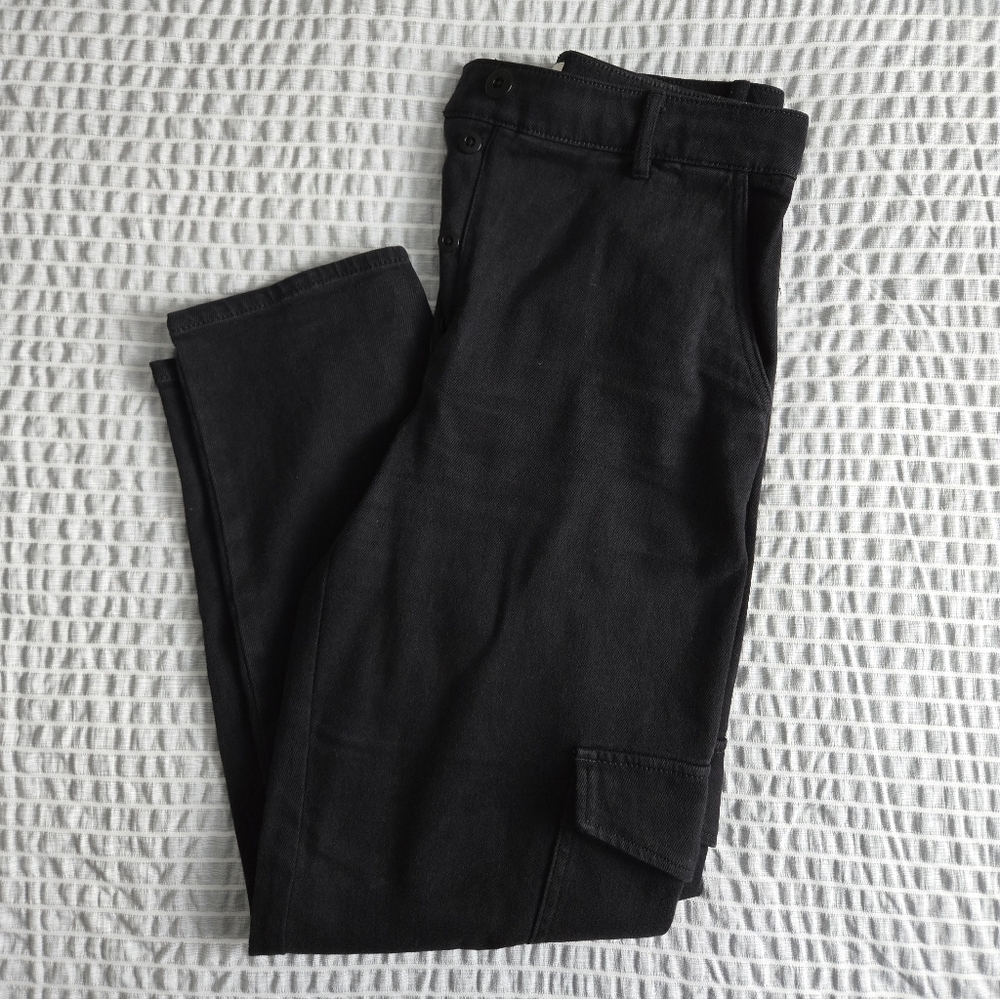 Wilfred Free Aritzia Modern Cargo Pants Twill Cotton Stretch Pockets